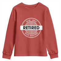 Funny Retired Baby Boomer Generation Gift Youth Sweatshirt - Wonder Print Shop
