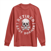 Funny Baby Boomer Retirement Long Sleeve Shirt Gift For Generation - Wonder Print Shop