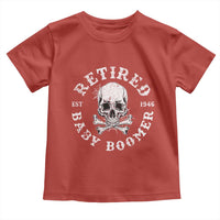 Funny Baby Boomer Retirement Toddler T Shirt Gift For Generation - Wonder Print Shop
