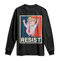 Funny Freedom Pig Resistance Movement Political Satire Meme Gift Long Sleeve Shirt - Wonder Print Shop