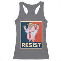 Funny Freedom Pig Resistance Movement Political Satire Meme Gift Racerback Tank Top - Wonder Print Shop