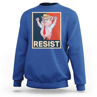 Funny Freedom Pig Resistance Movement Political Satire Meme Gift Sweatshirt - Wonder Print Shop