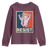 Funny Freedom Pig Resistance Movement Political Satire Meme Gift Youth Sweatshirt - Wonder Print Shop