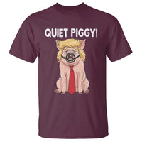 Quiet Quiet Piggy T Shirt Funny Sarcastic Political Anti Authoritarian - Wonder Print Shop