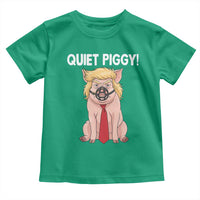 Quiet Quiet Piggy Toddler T Shirt Funny Sarcastic Political Anti Authoritarian - Wonder Print Shop