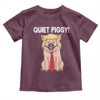 Quiet Quiet Piggy Toddler T Shirt Funny Sarcastic Political Anti Authoritarian - Wonder Print Shop