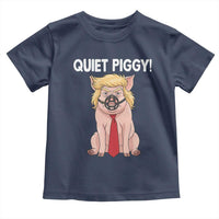 Quiet Quiet Piggy Toddler T Shirt Funny Sarcastic Political Anti Authoritarian - Wonder Print Shop