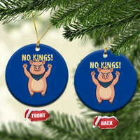 No Kings Pig Ceramic Ornament Resistance Movement Anti Authoritarian Gift - Wonder Print Shop