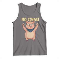 No Kings Pig Tank Top Resistance Movement Anti Authoritarian Gift - Wonder Print Shop