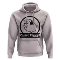 Funny Quiet Quiet Piggy Meme Hoodie Anti Fascist Political Parody Gift - Wonder Print Shop