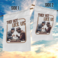 MLK And Malcolm X Garden Flag They Not Like Us Revolutionary Leaders - Wonder Print Shop
