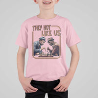 MLK And Malcolm X T Shirt For Kid They Not Like Us Revolutionary Leaders - Wonder Print Shop
