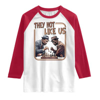 MLK And Malcolm X Raglan Shirt They Not Like Us Revolutionary Leaders - Wonder Print Shop