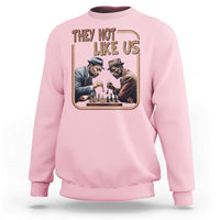 MLK And Malcolm X Sweatshirt They Not Like Us Revolutionary Leaders - Wonder Print Shop