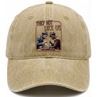 MLK And Malcolm X Washed Cotton Baseball Cap They Not Like Us Revolutionary Leaders