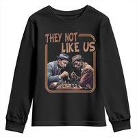 MLK And Malcolm X Youth Sweatshirt They Not Like Us Revolutionary Leaders - Wonder Print Shop