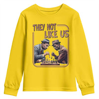 MLK And Malcolm X Youth Sweatshirt They Not Like Us Revolutionary Leaders - Wonder Print Shop