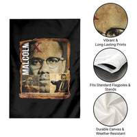 Education Is The Passport To The Future Garden Flag Malcolm X Quote - Wonder Print Shop