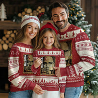 Education Is The Passport To The Future Ugly Christmas Sweater Malcolm X Quote - Wonder Print Shop