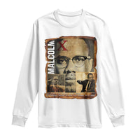 Education Is The Passport To The Future Long Sleeve Shirt Malcolm X Quote - Wonder Print Shop