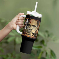 Education Is The Passport To The Future Tumbler With Handle Malcolm X Quote - Wonder Print Shop