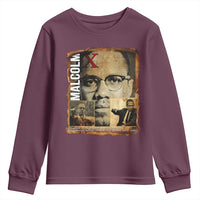 Education Is The Passport To The Future Youth Sweatshirt Malcolm X Quote - Wonder Print Shop