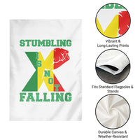 Stumbling Is Not Falling Garden Flag African American Black History Month TS12