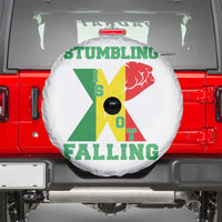 Stumbling Is Not Falling Spare Tire Cover African American Black History Month TS12