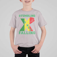 Stumbling Is Not Falling T Shirt For Kid African American Black History Month TS12