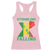 Stumbling Is Not Falling Racerback Tank Top African American Black History Month TS12