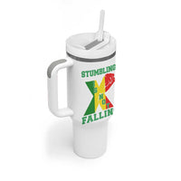 Stumbling Is Not Falling Tumbler With Handle African American Black History Month TS12