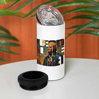 Lead Like Harriet 4 in 1 Can Cooler Tumbler Black History Month Juneteenth Quote - Wonder Print Shop