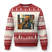 Lead Like Harriet Ugly Christmas Sweater Black History Month Juneteenth Quote - Wonder Print Shop