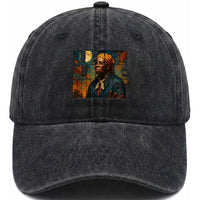 Lead Like Harriet Washed Cotton Baseball Cap Black History Month Juneteenth Quote