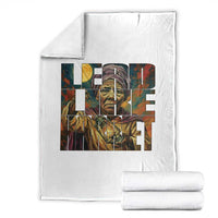 Lead Like Harriet Throw Blanket Black Women Leadership Quote - Wonder Print Shop