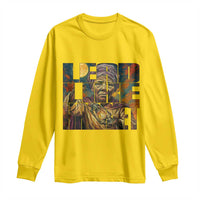 Lead Like Harriet Long Sleeve Shirt Black Women Leadership Quote - Wonder Print Shop