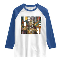 Lead Like Harriet Raglan Shirt Black Women Leadership Quote - Wonder Print Shop