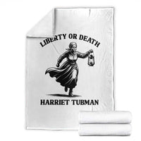 Liberty Or Death Throw Blanket Harriet Tubman Quote - Wonder Print Shop