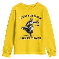 Liberty Or Death Youth Sweatshirt Harriet Tubman Quote - Wonder Print Shop