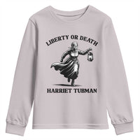 Liberty Or Death Youth Sweatshirt Harriet Tubman Quote - Wonder Print Shop