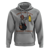 Harriet Tubman Freedom Quote Hoodie Liberty Or Death - Wonder Print Shop