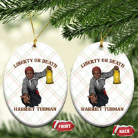 Harriet Tubman Freedom Quote Ceramic Ornament Liberty Or Death - Wonder Print Shop
