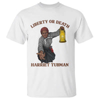 Harriet Tubman Freedom Quote T Shirt Liberty Or Death - Wonder Print Shop