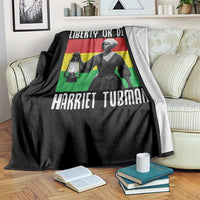 Harriet Tubman Women Leadership Throw Blanket Liberty Or Death - Wonder Print Shop