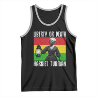 Harriet Tubman Women Leadership Tank Top Liberty Or Death - Wonder Print Shop
