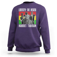 Harriet Tubman Sweatshirt Liberty Or Death Women Empowerment Quote - Wonder Print Shop