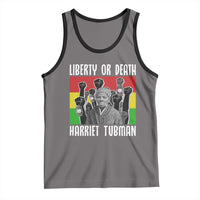 Harriet Tubman Tank Top Liberty Or Death Women Empowerment Quote - Wonder Print Shop