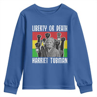 Harriet Tubman Youth Sweatshirt Liberty Or Death Women Empowerment Quote - Wonder Print Shop