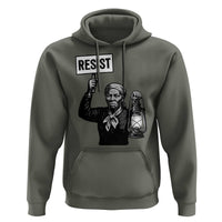 Harriet Tubman Says Resist Hoodie Women Empowerment Quote - Wonder Print Shop