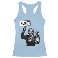 Harriet Tubman Says Resist Racerback Tank Top Women Empowerment Quote - Wonder Print Shop